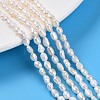 Natural Cultured Freshwater Pearl Beads Strands X-PEAR-N014-04E-01-1