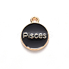 Alloy Enamel Pendants ENAM-S124-01B-08H-3