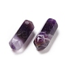 Natural Amethyst Double Terminal Pointed Pendants LS-G-C007-02B-08-3