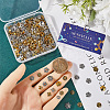 360Pcs 12 Styles Tibetan Style Alloy Bead Cap FIND-SC0008-81-3