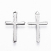 Non-Tarnish 201 Stainless Steel Tiny Cross Charms X-STAS-L197-36P-2