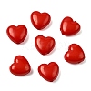 Red Heart Acrylic Beads X-SACR-10X11-12-5