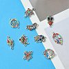 10Pcs 10 Styles Alloy Connector Charms FIND-YW0004-21-1