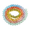 Gradient Color Baking Paint Glass Bead Strands X1-DGLA-A039-T2mm-A015-2
