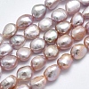 Natural Cultured Freshwater Pearl Beads Strands LS-PEAR-K003-19B-1