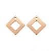 Ion Plating(IP) 304 Stainless Steel Charms STAS-G127-07G-1