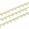 Handmade Glass Beaded Chains CHC-K008-B14-3
