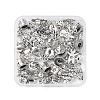 72Pcs 12 Styles Tibetan Style Alloy Pendants FIND-FP0001-24-4
