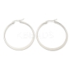 Tarnish Resistant 304 Stainless Steel Big Hoop Earrings EJEW-F105-18P-3