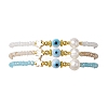 Glass Beaded Bracelets BJEW-JB10218-03-1
