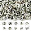 100Pcs 10 Styles Tibetan Style Alloy European Beads TIBE-CJ0001-32-1