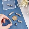 5 Sets 5 Styles 304 Stainless Steel Bayonet Clasps STAS-UN0037-47-4