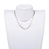Chain Necklaces NJEW-JN02759-02-4