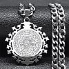201 Stainless Steel Pendant Necklaces for Women Men NJEW-G123-06P-1-1