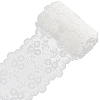 5 Yards Milk Fiber Embroidery Lace Trim Ribbon OCOR-GF0005-14B-1