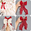 5Pcs 5 Colors Cloth Bowknot Hair Barrettes PHAR-SP0001-14-4