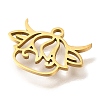 201 Stainless Steel Pendants STAS-R136-17G-2