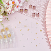 4 Bags 4 Styles Brass Cabochons MRMJ-OC0004-04-4