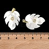 Natural White Shell Carved Pendants SHEL-B180-01G-3