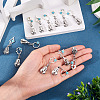 18Pcs 9 Styles Alloy Resin Replacement Zipper Sliders HJEW-TAC0099-7