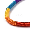 Polyester Braided String Cord Bracelet BJEW-I306-01D-2