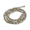 Transparent Glass Beads Strands X1-EGLA-A034-T4mm-MB16-3
