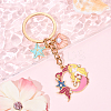 Brass & Alloy Enamel Keychain KEYC-YW00160-01-1