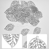 60Pcs 2 Styles Iron Leaf Ornaments AJEW-GF0012-11B-6