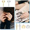 DIY Dagger Charm Cuff Ring Making Kit DIY-UN0003-66-6