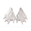 Non-Tarnish Wing 304 Stainless Steel Stud Earrings for Women EJEW-L272-018P-1