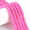 Handmade Polymer Clay Beads Strands CLAY-T020-09A-7