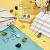 14Pcs 7 Colors Blown Glass Teardrop Bubble Vial GLAA-PH0003-15-5