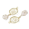 Raw Rough Natural Quartz Crystal Coppwer Wire Wrapped Big Pendants G-G314-02G-04-2