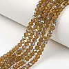 Electroplate Glass Beads Strands EGLA-A034-T3mm-L10-1