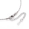 1.2MM 304 Stainless Steel Boston Link Chain Necklaces NJEW-N058-08P-2