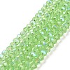 Electroplate Glass Beads Strands X1-EGLA-A034-T4mm-L17-1
