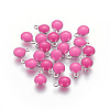 304 Stainless Steel Enamel Charms STAS-O122-D-09P-1