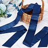 2Pcs 2 Colors Satin Cloth Ribbon Wrap Around Chain Belts AJEW-CP0009-47-3