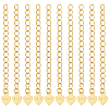 10Pcs 925 Sterling Silver Extender Chains STER-BBC0007-94B-1