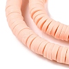 Flat Round Handmade Polymer Clay Bead Spacers X-CLAY-R067-3.0mm-13-3