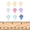 120Pcs 9 Colors Transparent Spray Paint Glass Beads GLAA-FS0002-12C-5