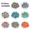 240Pcs 8 Colors Synthetic Malachite Beads G-AR0004-25-4