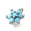 Brass Micro Pave Cubic Zirconia Pendants KK-D356-01B-P-2