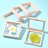 5Pcs Square Transparent PE Thin Film Suspension Jewelry Display Box CON-FS0001-19A-8