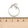 304 Stainless Steel Cuff Rings for Women RJEW-B133-05A-3
