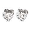 304 Stainless Steel Clear Cubic Zirconia Hoop Earrings for Women EJEW-Z076-02P-05-1