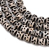 Tibetan Style dZi Beads Strands G-G328-A01-8mm-4