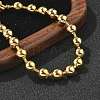 Rack Plating Brass Ball Chain Bracelets for Women LS-BJEW-G676-01C-G-2