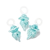 Handmade Lampwork Pendants LAMP-K039-31B-1