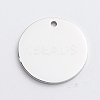 304 Stainless Steel Quote Pendants STAS-WH0014-02P-2